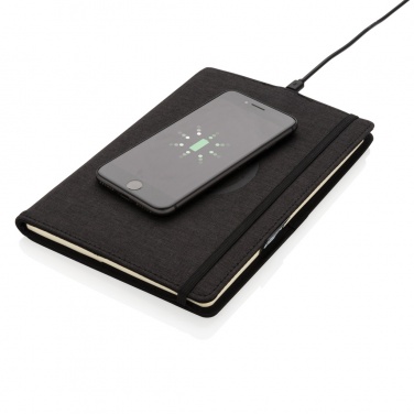 Logotrade corporate gifts photo of: Air 5W wireless charging refillable journal cover A5