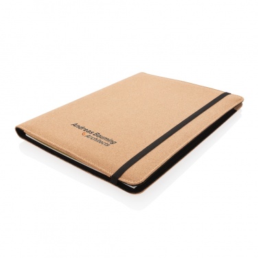 Logotrade promotional item picture of: Deluxe cork portfolio A4 with pen
