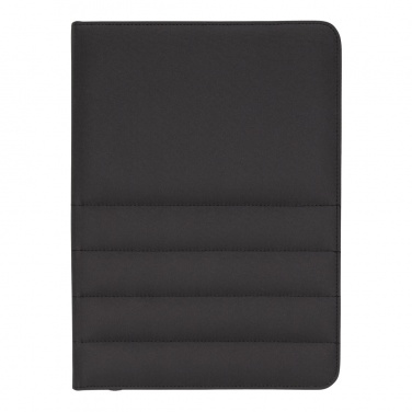 Logo trade promotional gifts image of: Impact AWARE™ RPET A4 portfolio with zipper