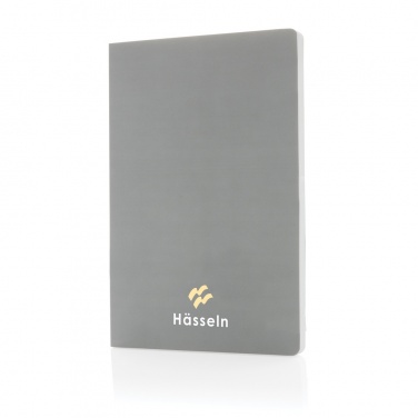 Logo trade corporate gifts image of: Impact softcover stone paper notebook A5