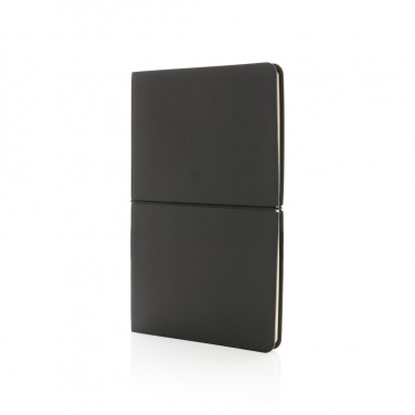 Logo trade corporate gifts image of: Modern deluxe softcover A5 notebook