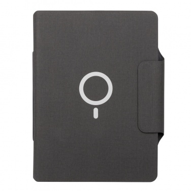 Logo trade corporate gift photo of: Artic Magnetic 10W wireless charging A4 portfolio