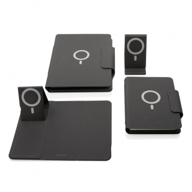 Logotrade promotional items photo of: Artic Magnetic 10W wireless charging A4 portfolio