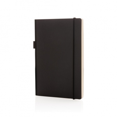 Logo trade promotional gift photo of: A5 deluxe kraft hardcover notebook