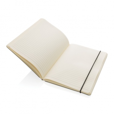 Logo trade promotional giveaway photo of: A5 deluxe kraft hardcover notebook