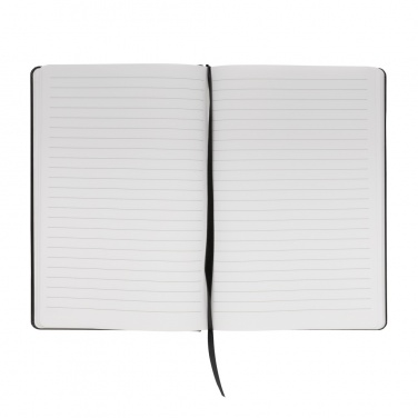 Logo trade promotional giveaways image of: A5 Impact stone paper hardcover notebook