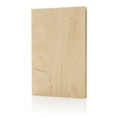 Logo trade promotional merchandise photo of: Kavana wood print A5 notebook