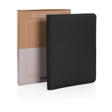 Logotrade promotional product image of: Impact Aware™ deluxe 300D tech portfolio with zipper