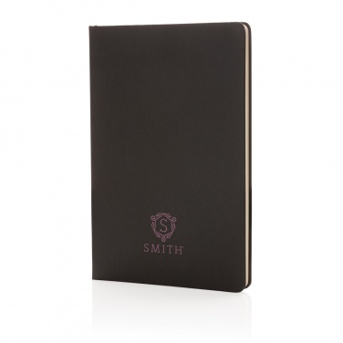 Logo trade promotional giveaways picture of: A5 hardcover notebook