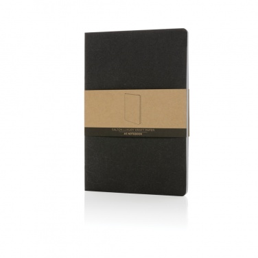 Logotrade promotional gift picture of: Salton A5 GRS certified recycled paper notebook