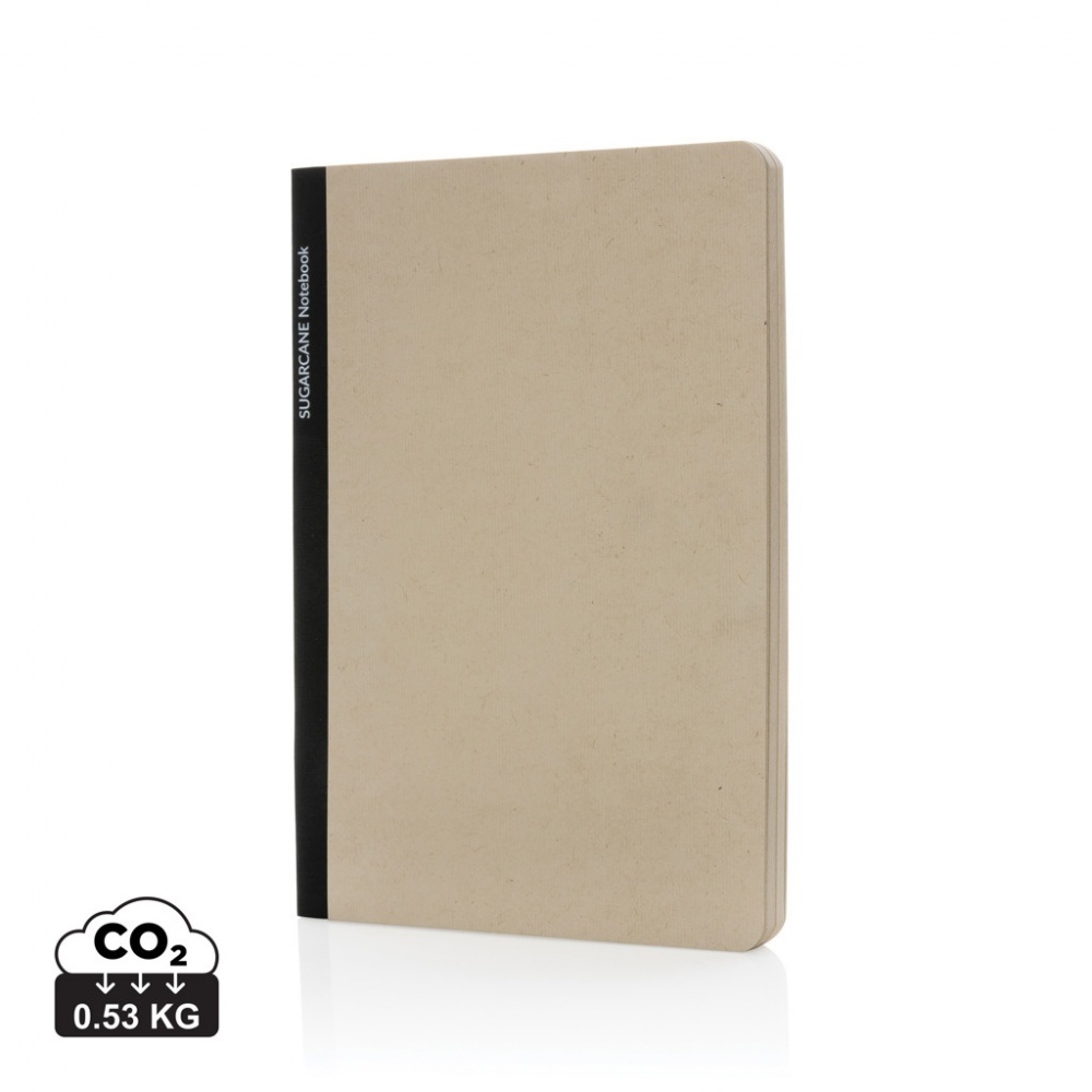 Logo trade promotional merchandise photo of: Stylo Sugarcane paper A5 Notebook
