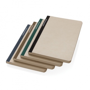 Logo trade promotional giveaways picture of: Stylo Sugarcane paper A5 Notebook