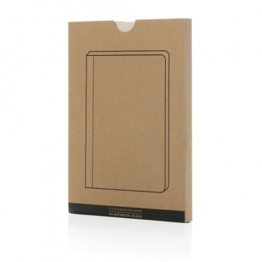 Logo trade promotional merchandise image of: Stylo Sugarcane paper A5 Notebook