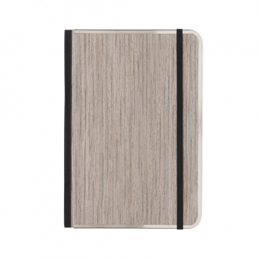Logo trade corporate gifts image of: Treeline A5 wooden cover deluxe notebook