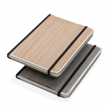 Logotrade advertising product image of: Treeline A5 wooden cover deluxe notebook