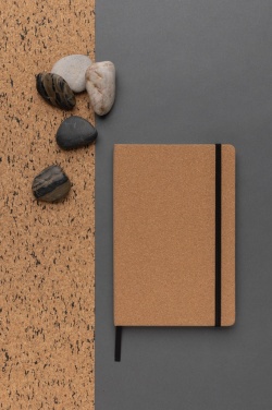 Logo trade promotional giveaways picture of: Stoneleaf A5 cork and stonepaper notebook