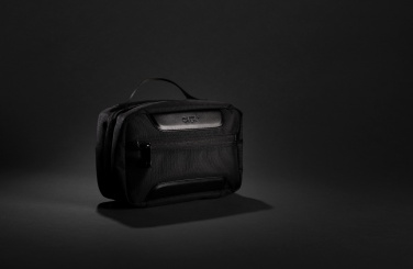 Logo trade advertising products image of: Swiss Peak AWARE™ RPET Voyager toiletry bag