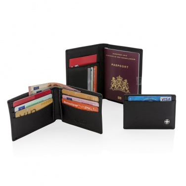 Logo trade promotional products image of: RFID anti-skimming card holder