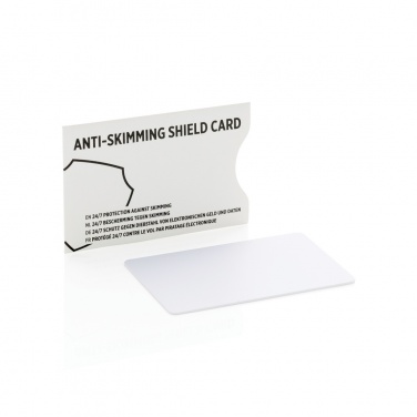 Logotrade promotional item image of: Anti-skimming RFID shield card with active jamming chip