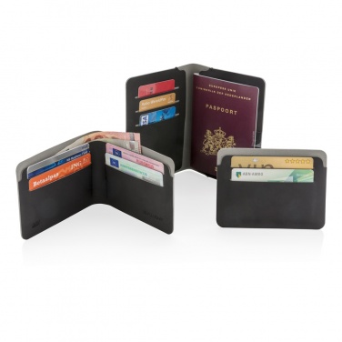 Logo trade corporate gifts image of: Quebec RFID safe cardholder