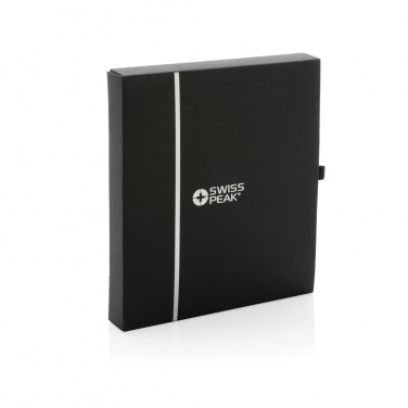 Logotrade promotional merchandise photo of: Swiss Peak GRS recycled PU travel gift set