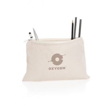 Logo trade promotional items picture of: Impact Aware™ 285 gsm rcanvas pencil case undyed