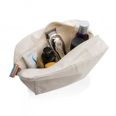 Logo trade promotional items picture of: Impact Aware™ 285 gsm rcanvas toiletry bag undyed