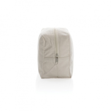 Logotrade promotional merchandise picture of: Impact Aware™ 285 gsm rcanvas toiletry bag undyed