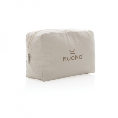 Logotrade promotional merchandise image of: Impact Aware™ 285 gsm rcanvas toiletry bag undyed