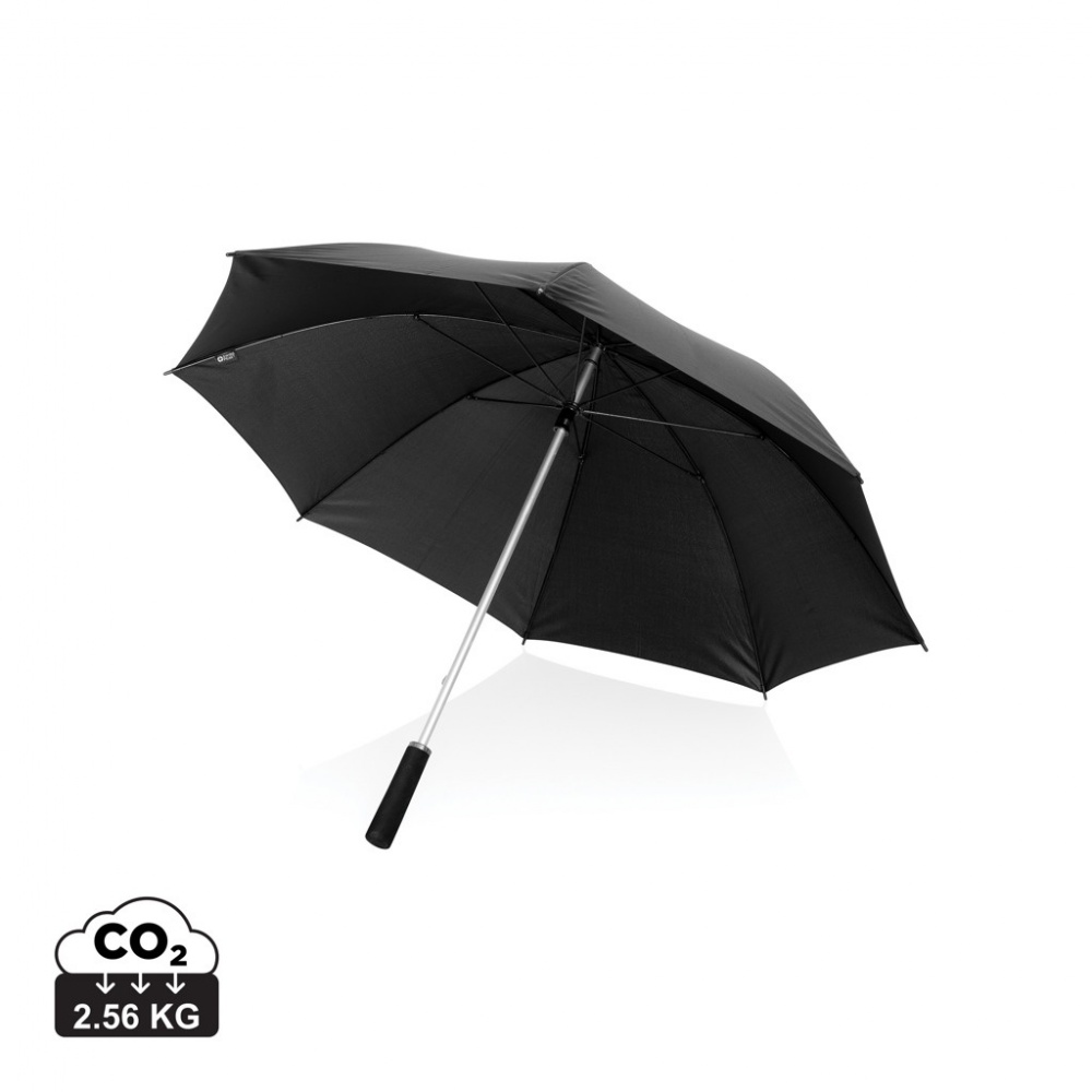 Logo trade corporate gifts picture of: Swiss Peak Aware™ Ultra-light manual 25” Alu umbrella