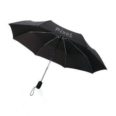 Logo trade advertising products image of: Swiss Peak AWARE™ Traveller 21” automatic umbrella