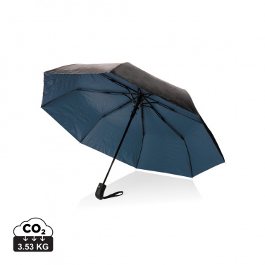 Logotrade business gift image of: 21" Impact AWARE™ RPET 190T Pongee dual colour mini umbrella
