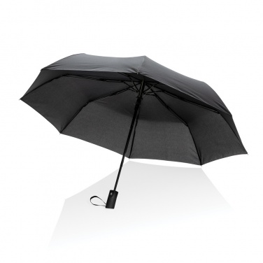 Logo trade promotional merchandise photo of: 21" Impact AWARE™ RPET 190T mini auto open umbrella