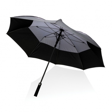 Logo trade promotional products image of: 27" Impact AWARE™ RPET 190T auto open stormproof umbrella
