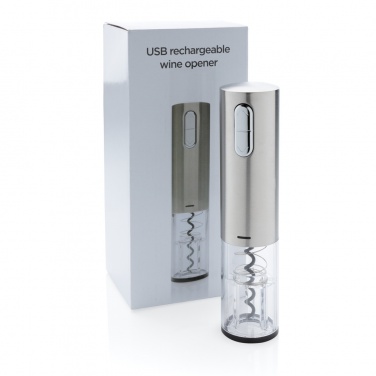 Logotrade promotional item picture of: Electric wine opener - USB rechargeable