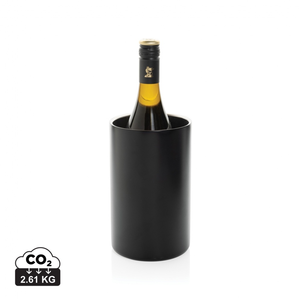Logo trade promotional merchandise image of: Vino RCS certified recycled stainless steel wine bucket