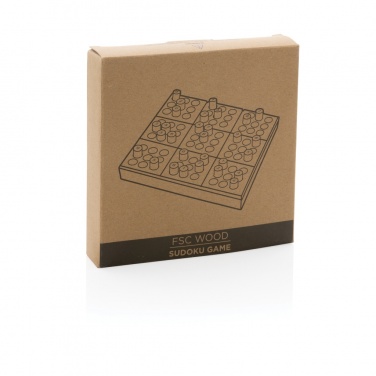 Logo trade promotional products image of: Wooden Sudoku game