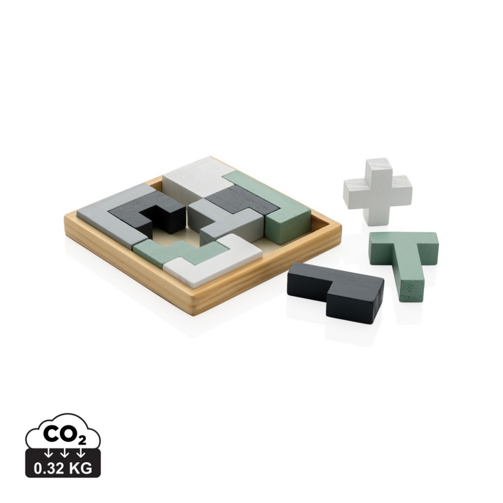Logotrade promotional merchandise picture of: Cree wooden puzzle