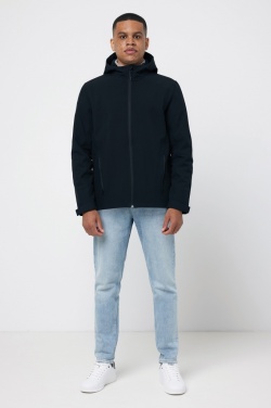 Logo trade promotional gift photo of: Iqoniq Makalu men recycled polyester soft shell jacket