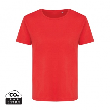 Logo trade promotional giveaways image of: Iqoniq Yala women lightweight recycled cotton t-shirt