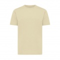 Iqoniq Sierra lightweight recycled cotton t-shirt, cream yellow