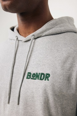 Logo trade promotional merchandise image of: Iqoniq Torres recycled cotton hoodie undyed