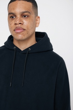 Logo trade business gift photo of: Iqoniq Trivor recycled polyester microfleece hoodie