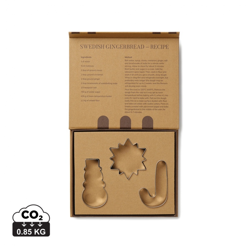 Logo trade advertising product photo of: VINGA Classic cookie cutter 3-piece set