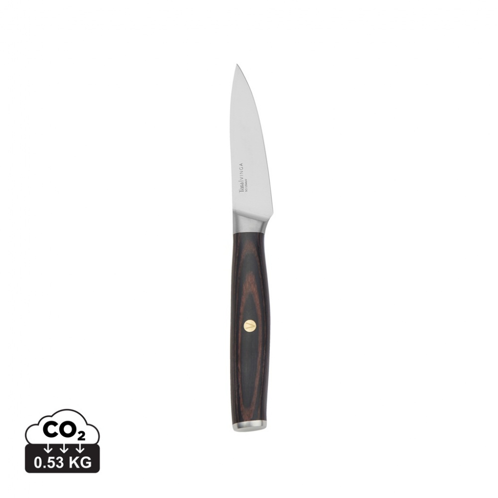 Logotrade promotional item image of: VINGA Tara RCS recycled steel paring knife