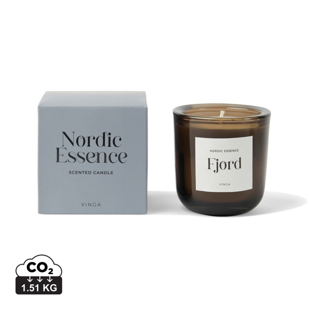 Logotrade promotional giveaway image of: Nordic essence scented soy wax candle small