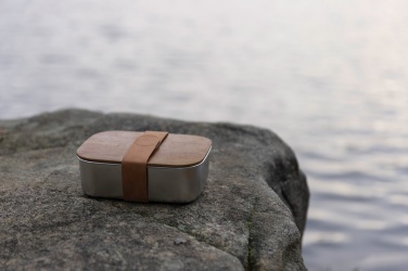 Logo trade promotional merchandise image of: VINGA Ciro RCS recycled steel lunch box