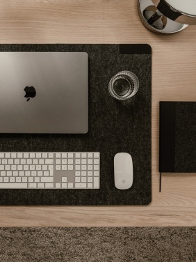 Logotrade promotional item picture of: VINGA Albon GRS recycled felt desk pad