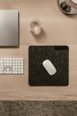 Logo trade promotional giveaway photo of: VINGA Albon GRS recycled felt mouse pad