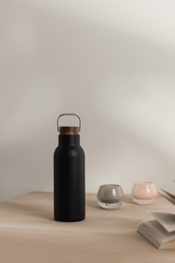 Logo trade promotional product photo of: VINGA Ciro RCS recycled vacuum bottle 580ml